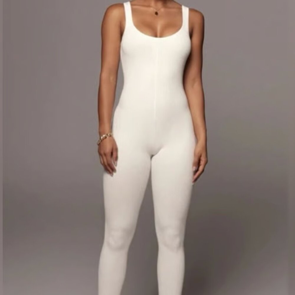 NWT Jluxlabel Jumpsuit - White